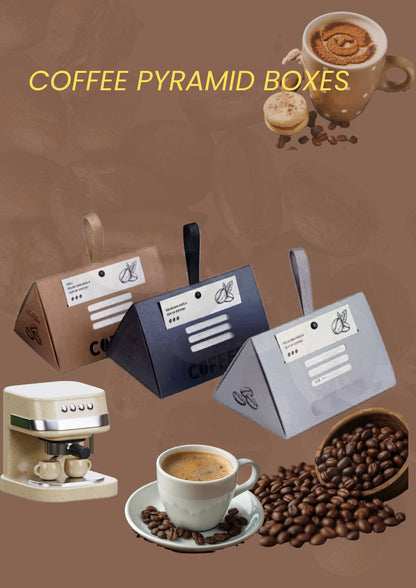 Specialty Coffee Pyramid Boxes