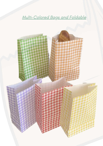 Multi-colored Paper Bags