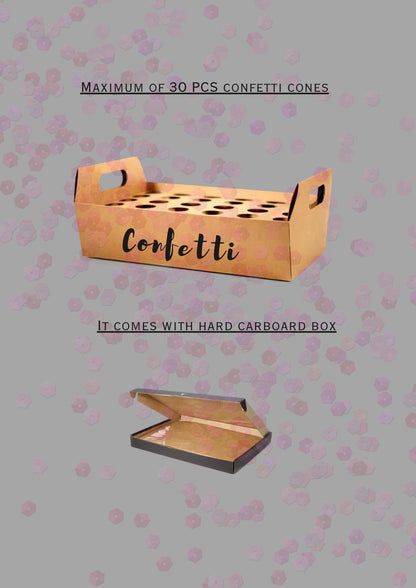 Confetti Cone Holder – Elegant &amp; Eco‑Friendly Party Display