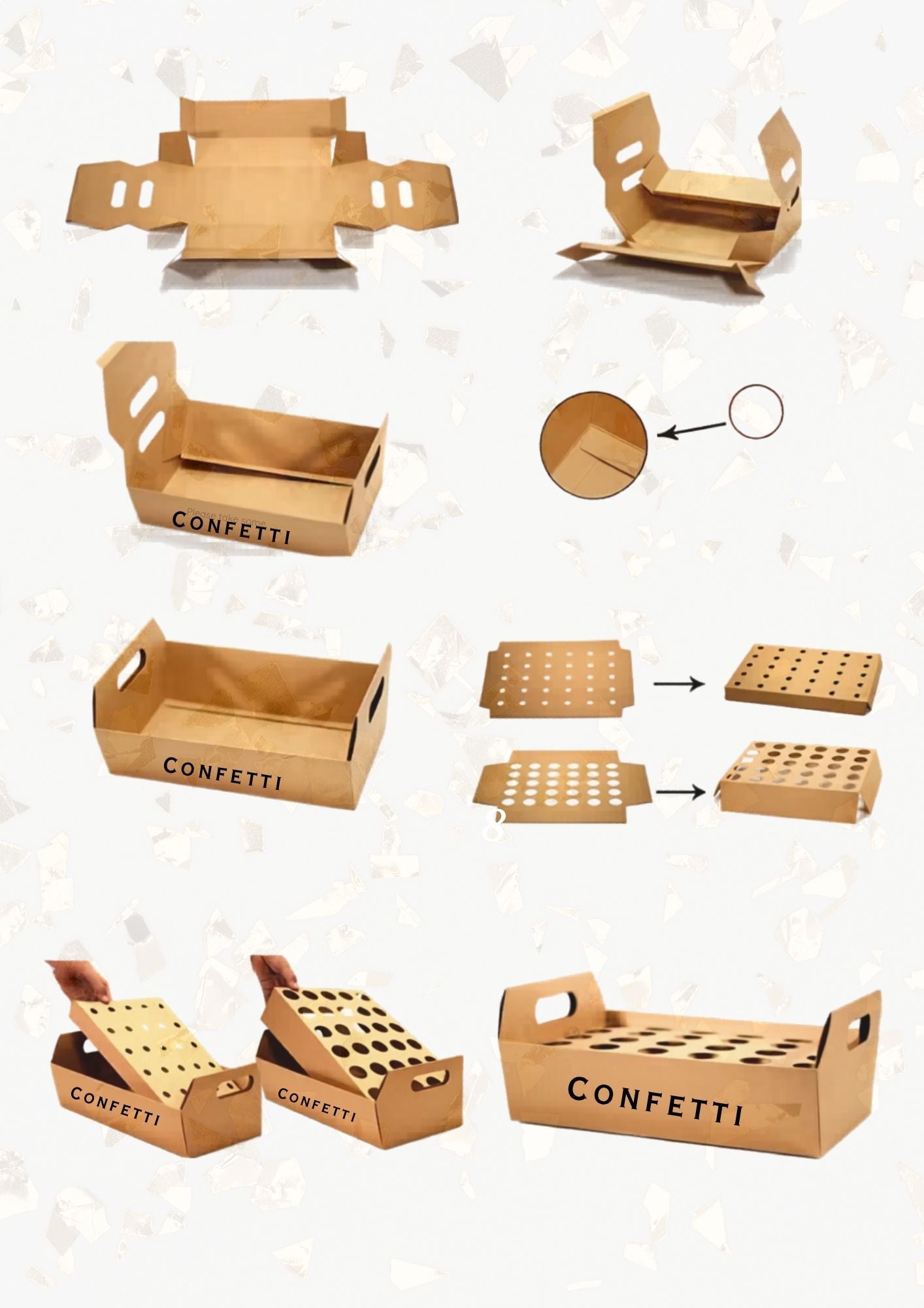 Confetti Cone Holder – Elegant &amp; Eco‑Friendly Party Display