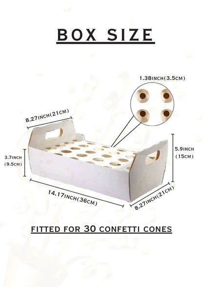 Confetti Cone Holder – Elegant &amp; Eco‑Friendly Party Display