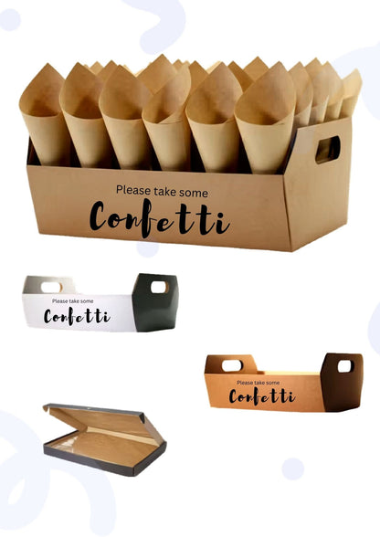 Confetti Cone Holder – Elegant &amp; Eco‑Friendly Party Display