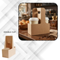 Kraft Paper Drink Carriers (Single, Double & Quad Cup)