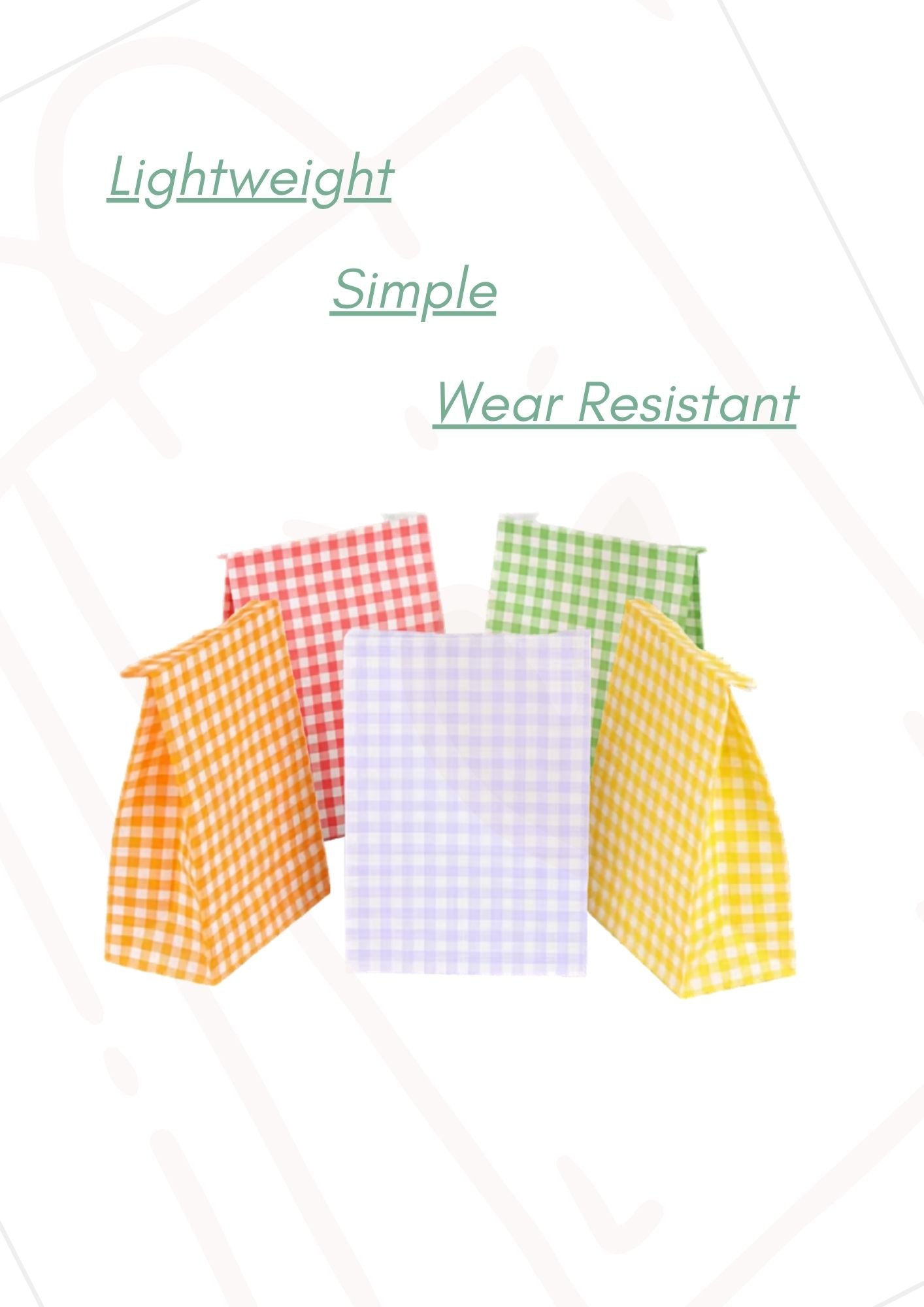 Multi-colored Paper Bags