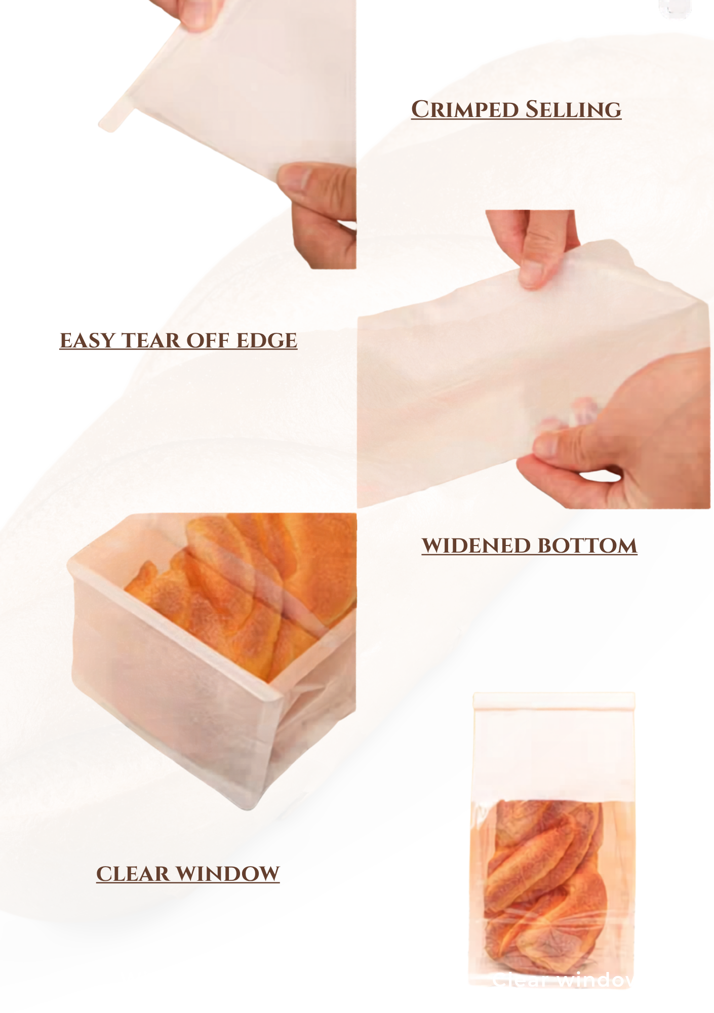 Kraft Toast and White Bags