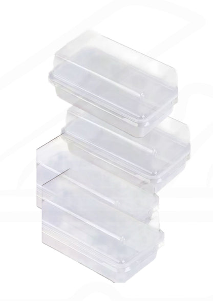 Sandwich Box – Clear Rectangular Lunch Container Unique Fresh and Clean Servings