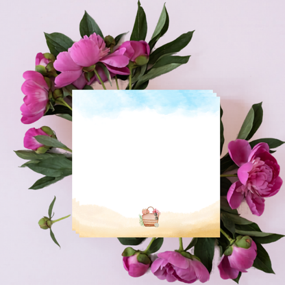 Beach Bliss Stationery Set – Notes &amp; Memo Pads