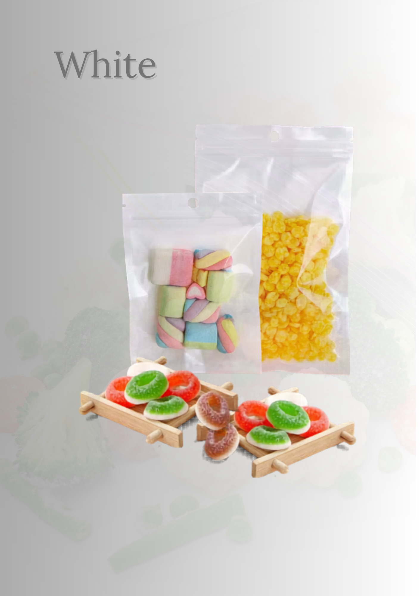 Colorful Ziplock Bag - Resealable Stand‑Up Pouches