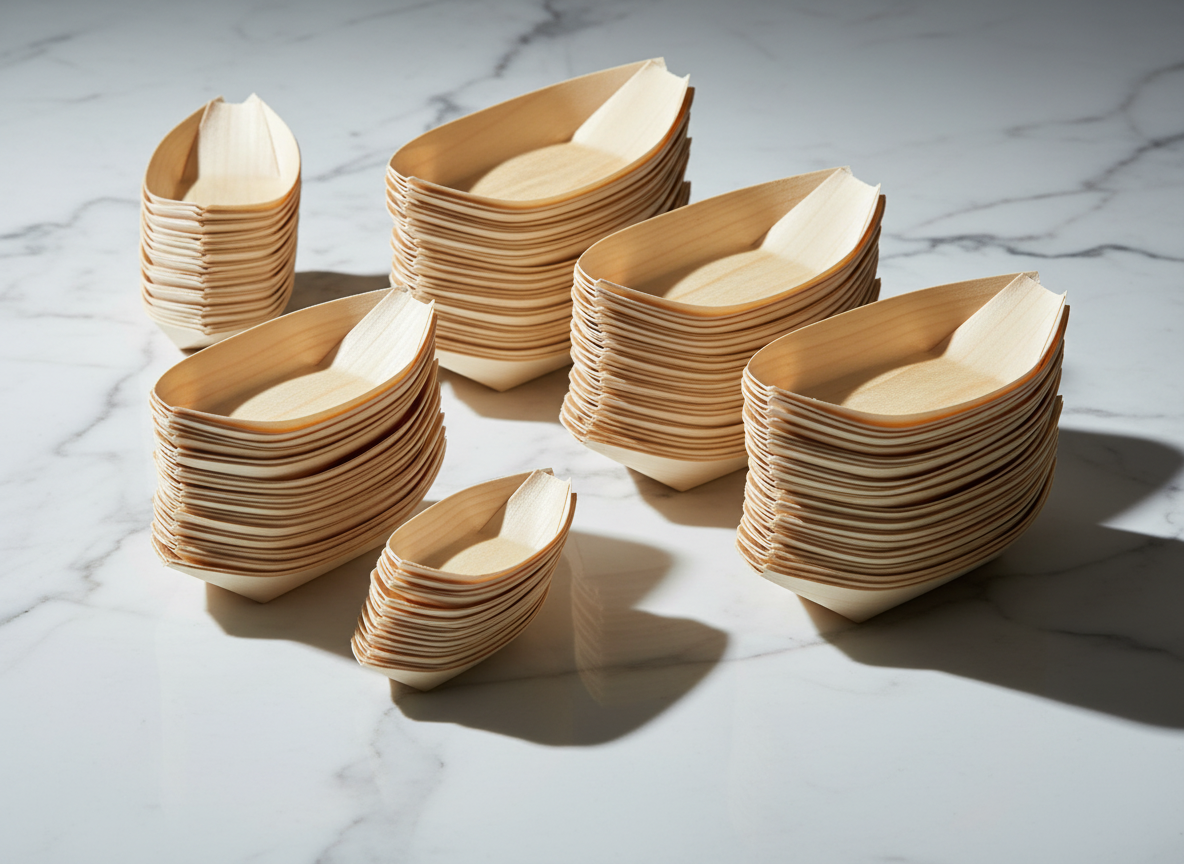 Sushi Dish- Grease‑Resistant Snack Boats