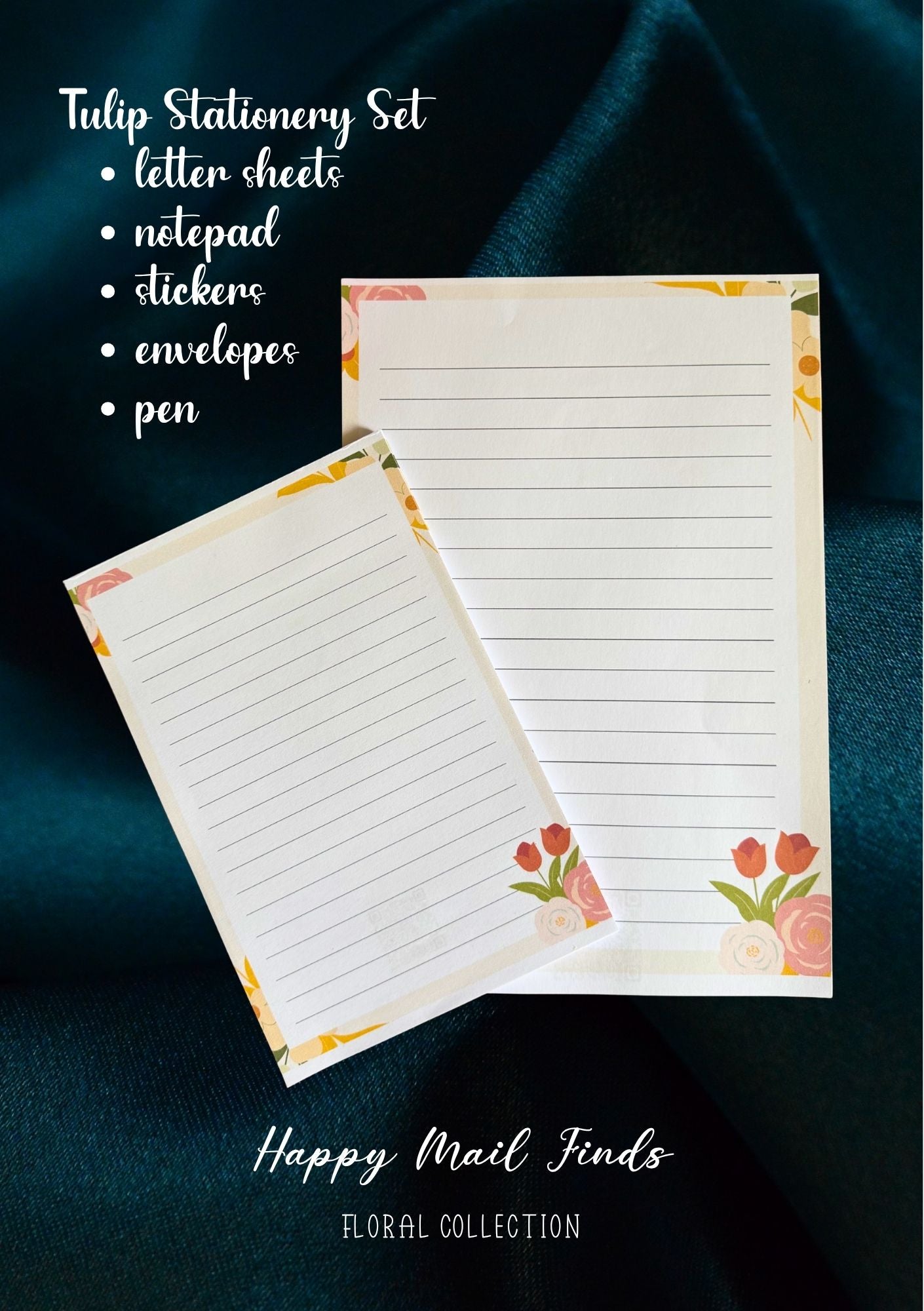 Floral Collection - Tulip Stationery Set